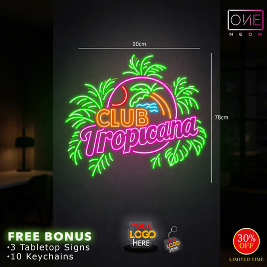 CLUB TROPICANA| LED Neon Sign