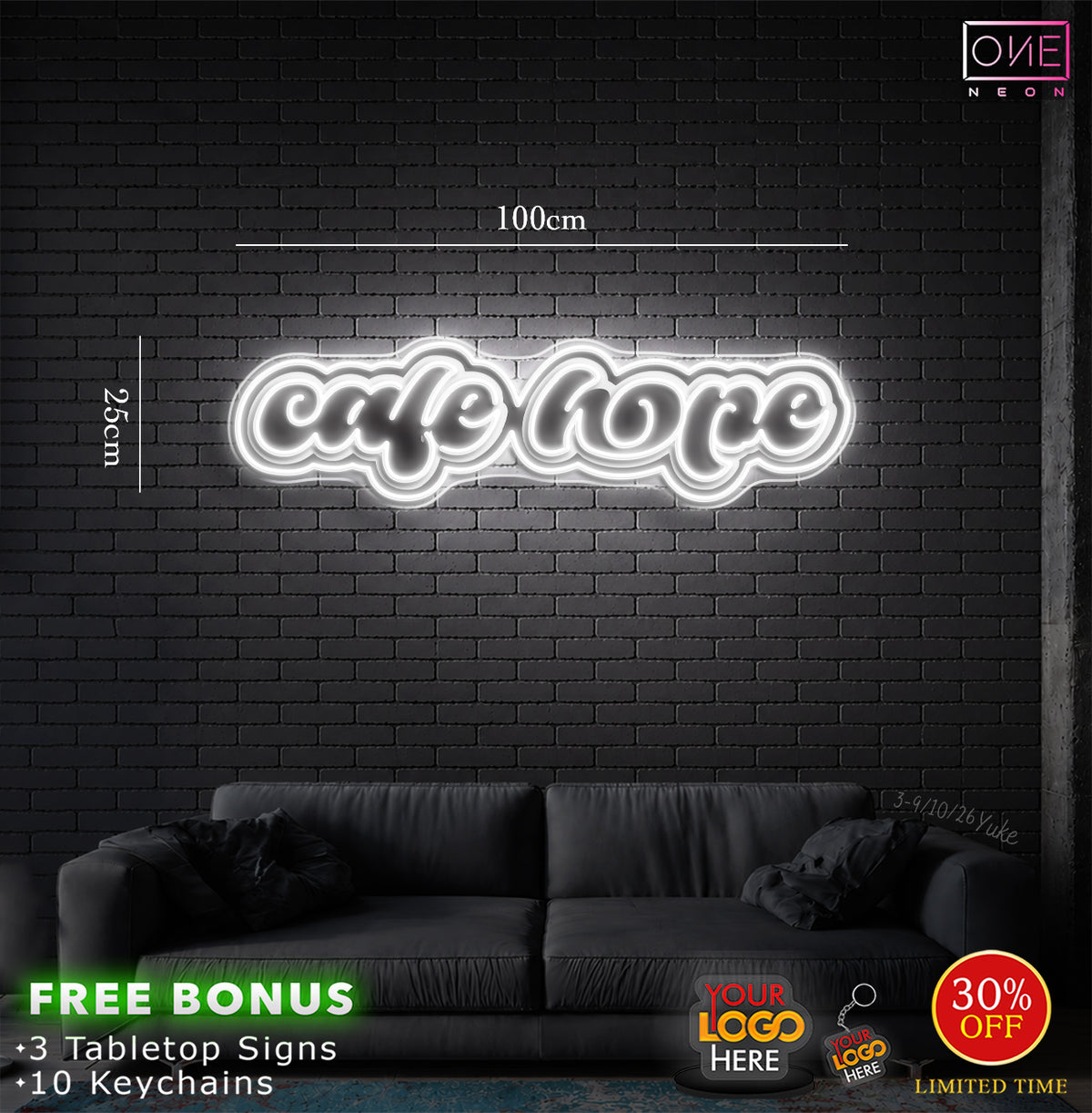 CAFE HOPE| LED Neon Sign