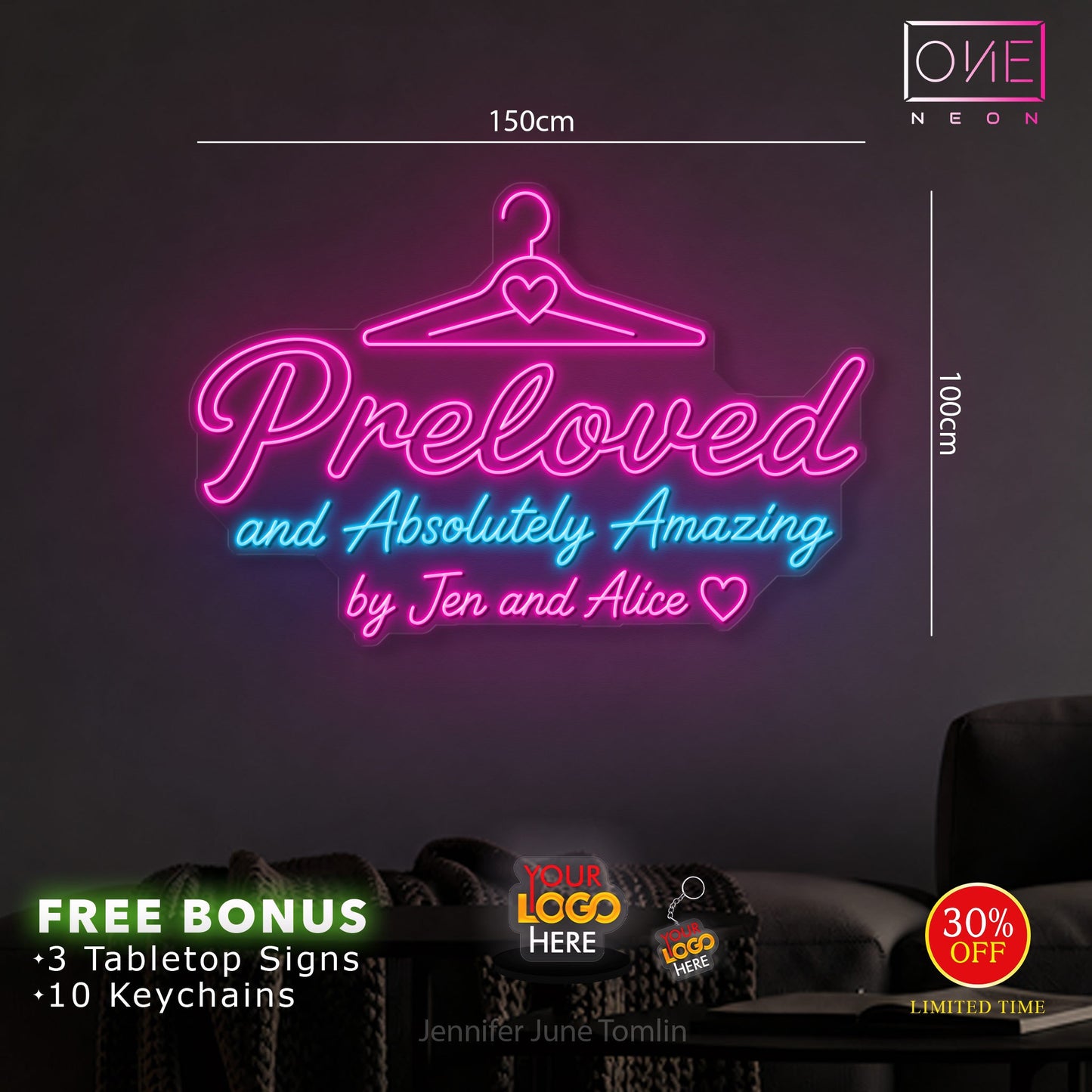 Preloved logo | LED Neon Sign (express)