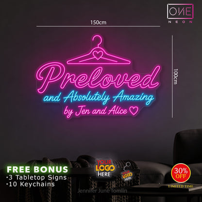 Preloved logo | LED Neon Sign (express)