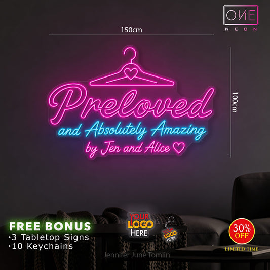 Preloved logo | LED Neon Sign (express)