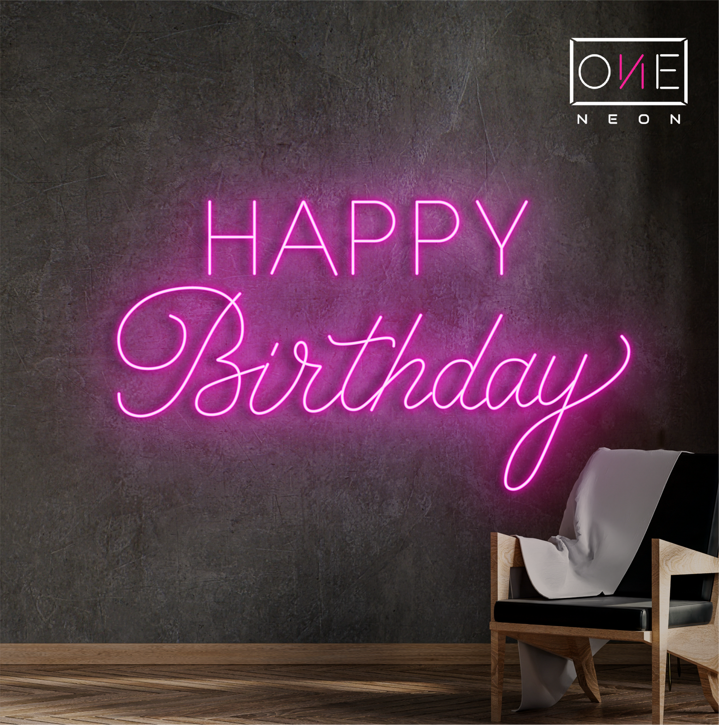 Happy Birthday Led Neon Sign