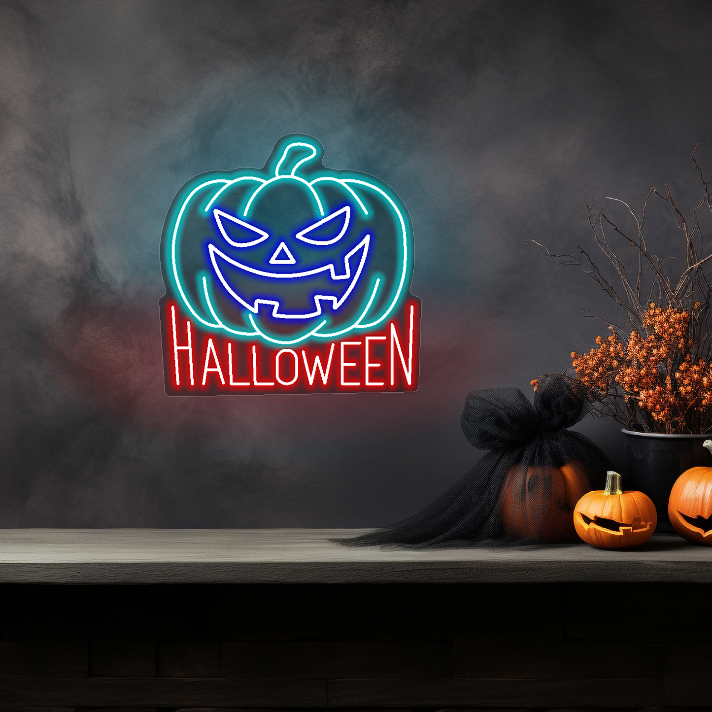 Halloween Pumpkin  LED Neon Sign