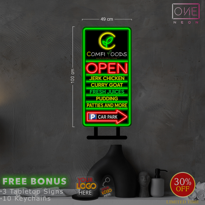 Comfifoods | LED Neon Sign (2 signs)