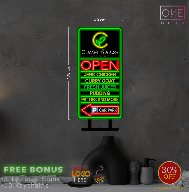 Comfifoods | LED Neon Sign (2 signs)