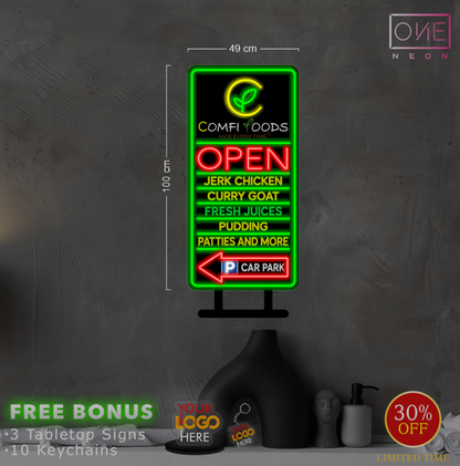 Comfifoods | LED Neon Sign (2 signs)