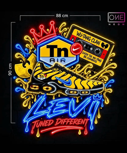 LEVI | LED Neon Sign (2 signs + 50 keychains)