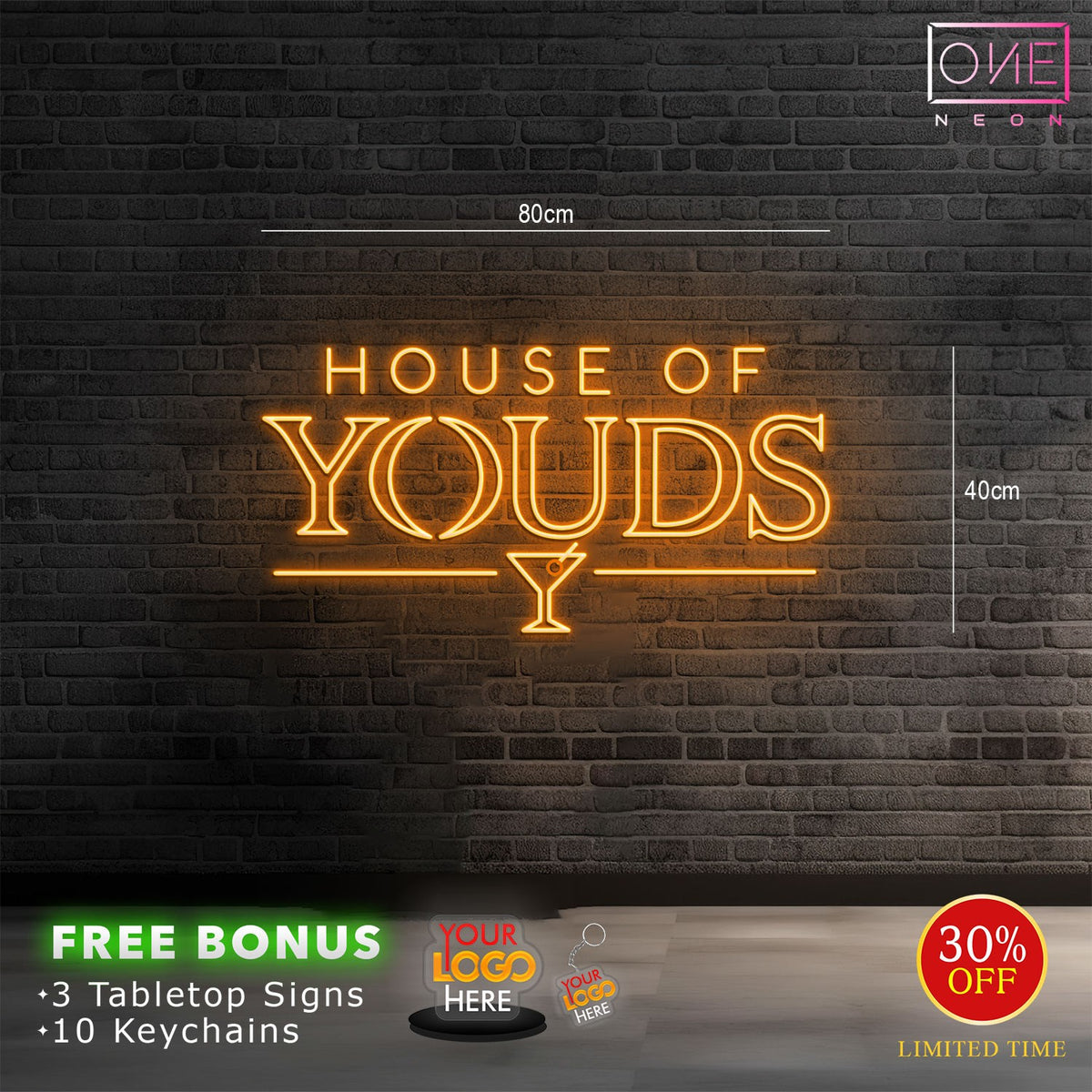 HOUSE OF YOUDS | LED Neon Sign