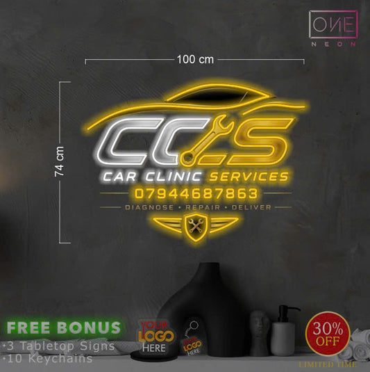 CCS Car Cleaning Services| Led Neon Sign