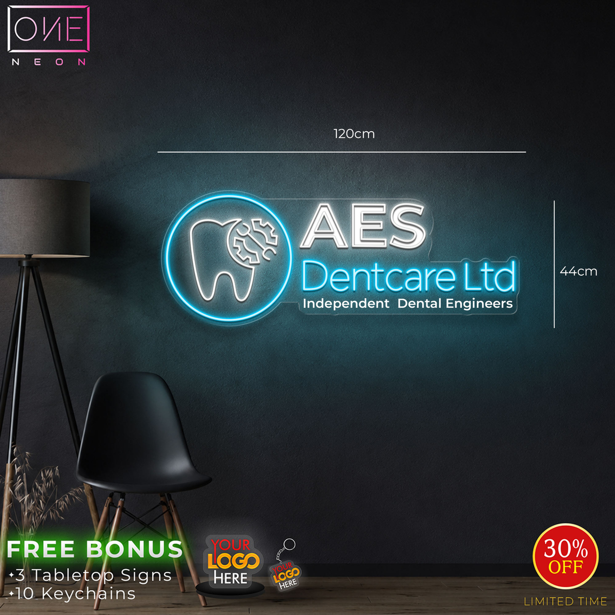 AES DENTCARE LTD| LED Neon Sign