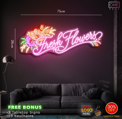 FRESH FLOWERS | LED Neon Sign
