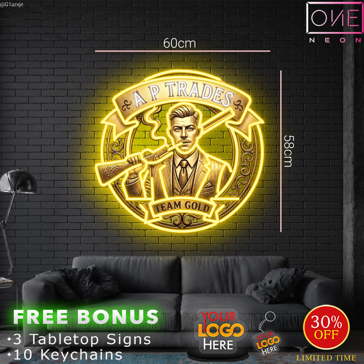 AP TRADES | LED Neon Sign (2 signs)