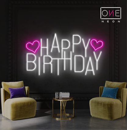Happy Birthday Led Neon Sign