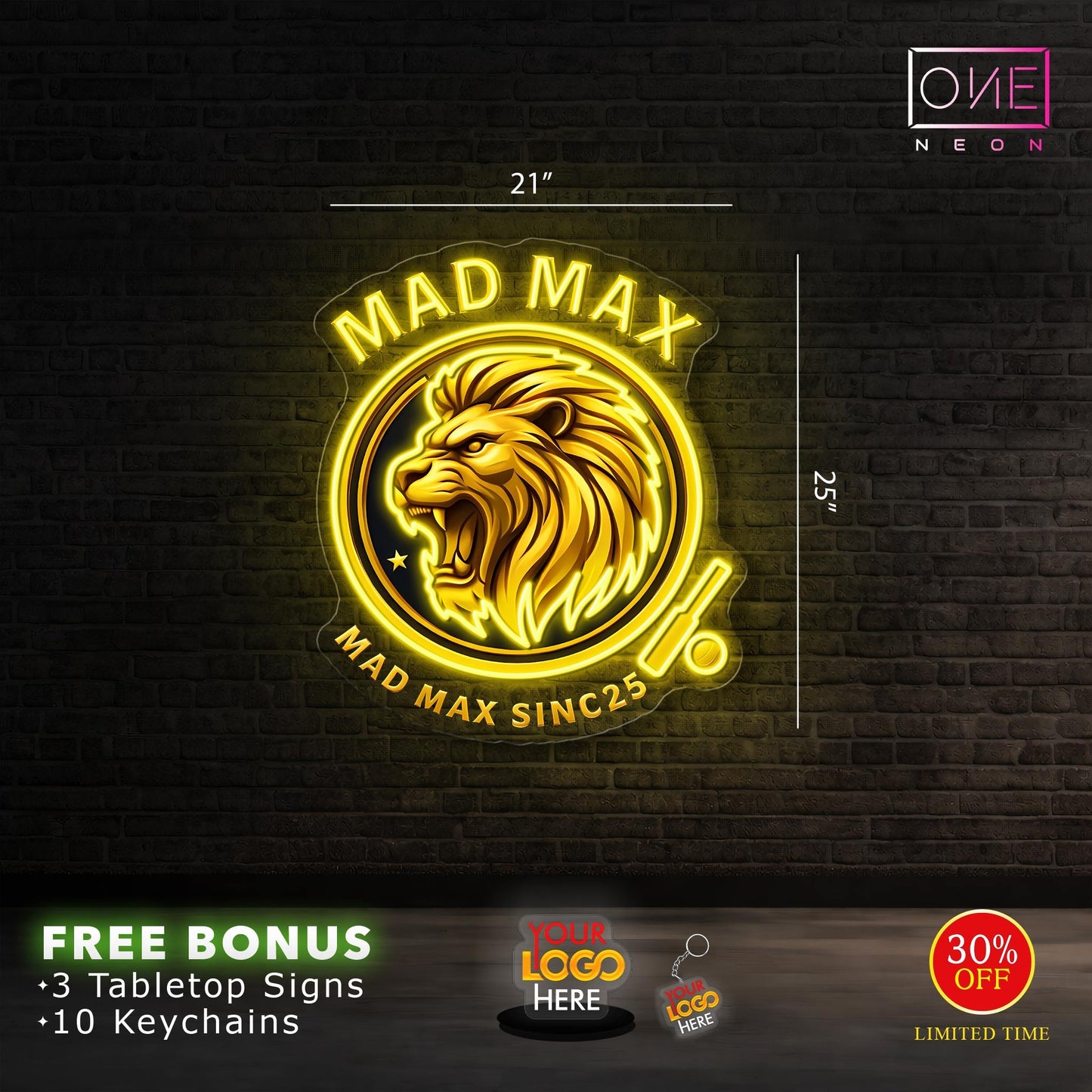 MAD MAX | LED Neon Sign