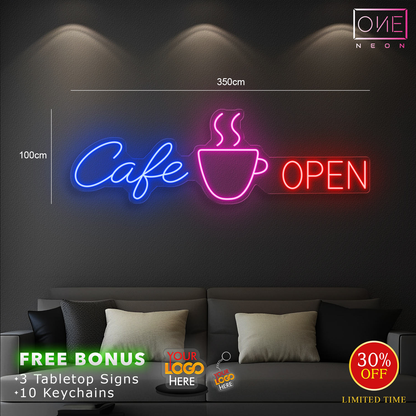 CAFE OPEN | LED Neon Sign