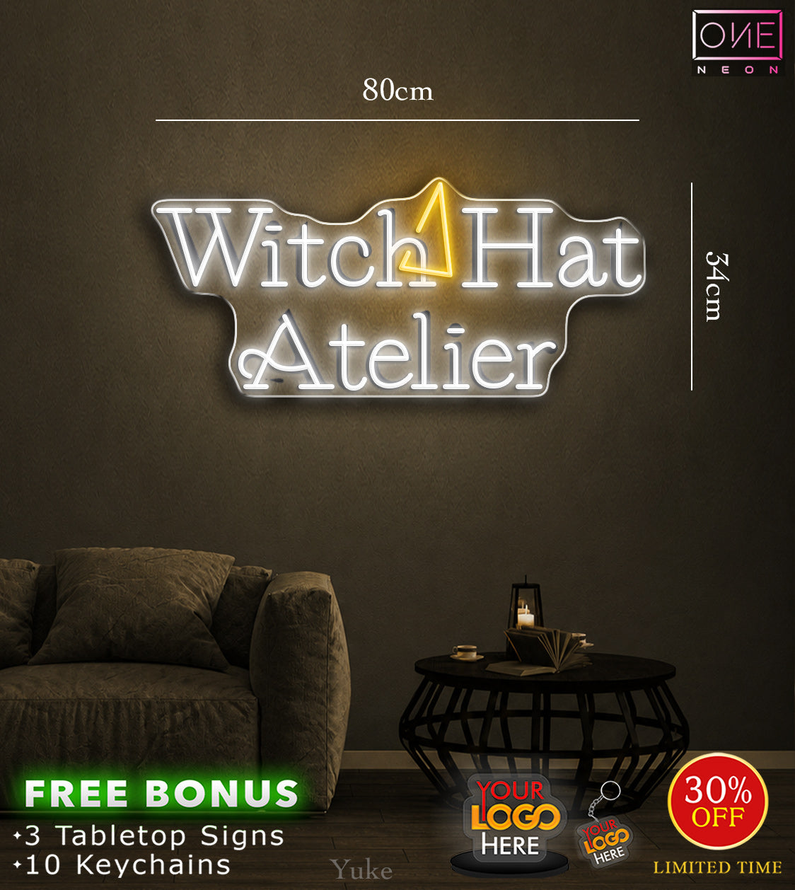 Witch Hat Atelier | LED Neon Sign