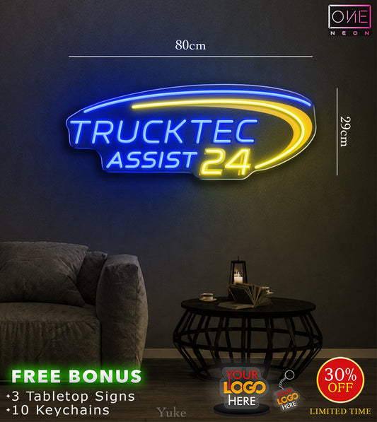 TRUCKTEC ASSIST 24 | LED Neon Sign (2 signs)
