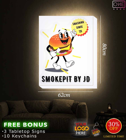 SMOKEPIT BY JD | Light Box Sign
