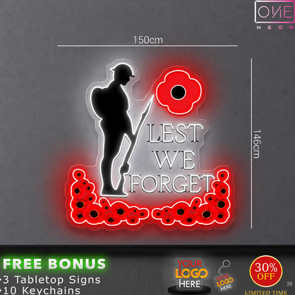 LET  WE FORGET | LED Neon Sign (waterproof)