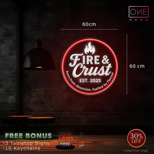 Fire & Crust | Led Neon Sign