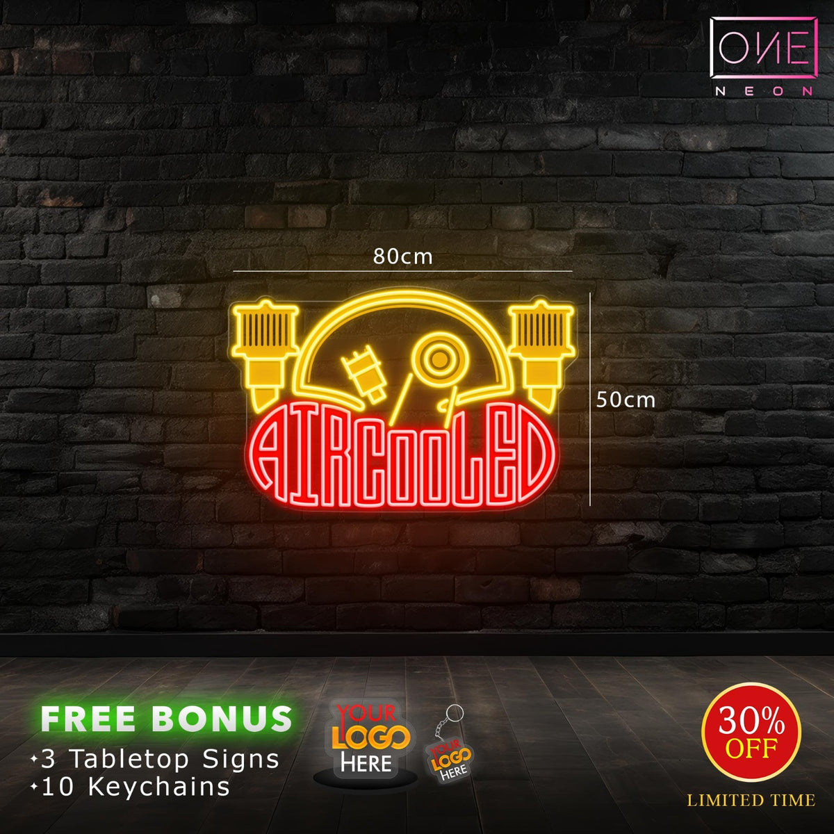 AIRCOOLED| LED Neon Sign (2 signs)