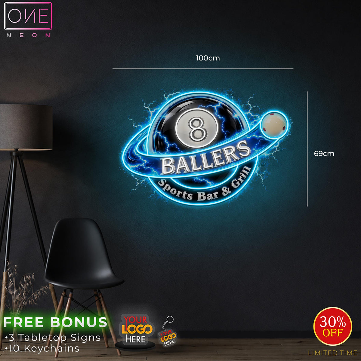 BALLERS | LED Neon Sign