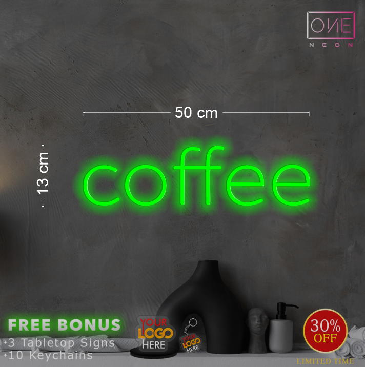 kapow coffee| LED Neon Sign (2 signs)