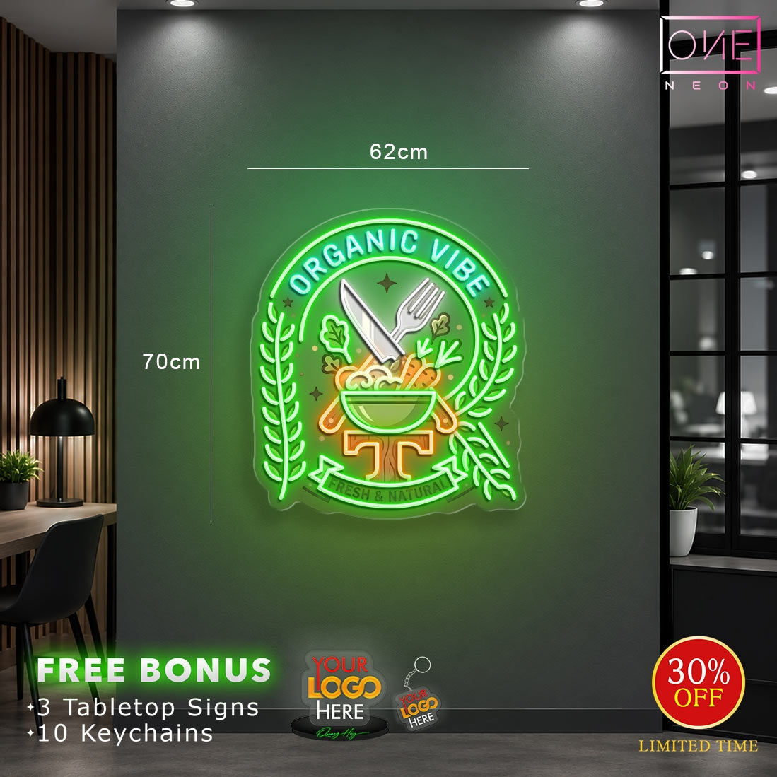 Organic vibe | Led Neon Sign