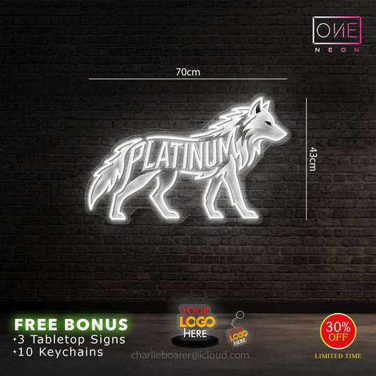 Platinum logo | Led Neon Sign