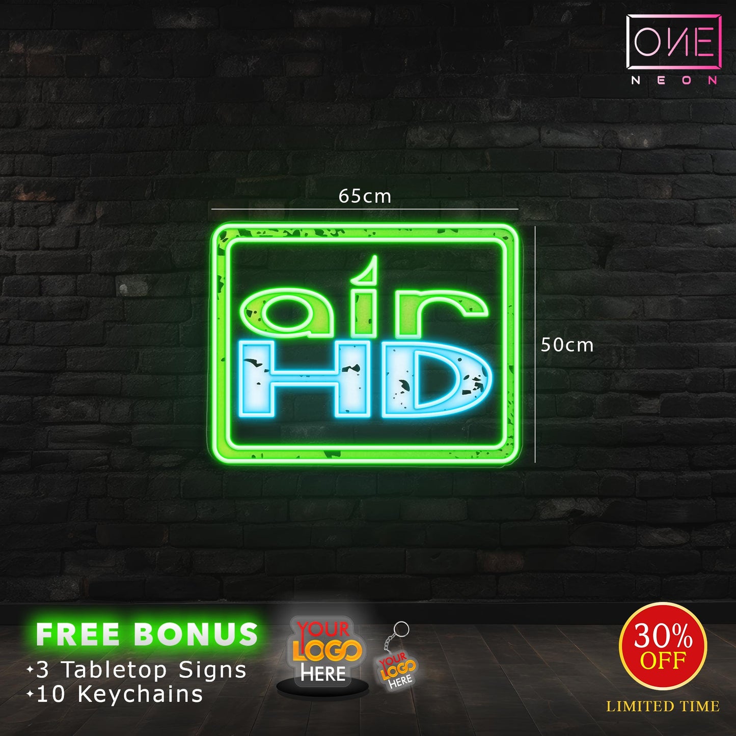 Air HD l  LED Neon Sign