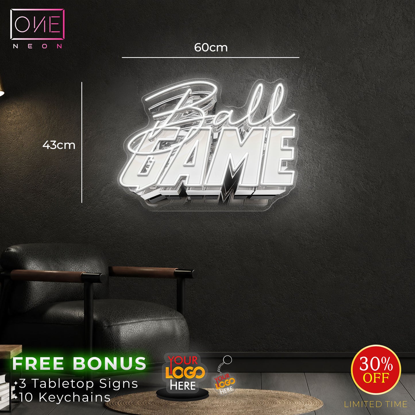 BALL GAME | LED Neon Sign