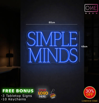 WATERFRONT & SIMPLE MINDS | LED Neon Sign (2 signs)