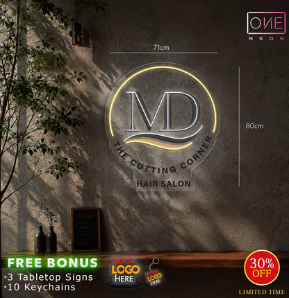 MD Hair Salon | LED Neon Sign