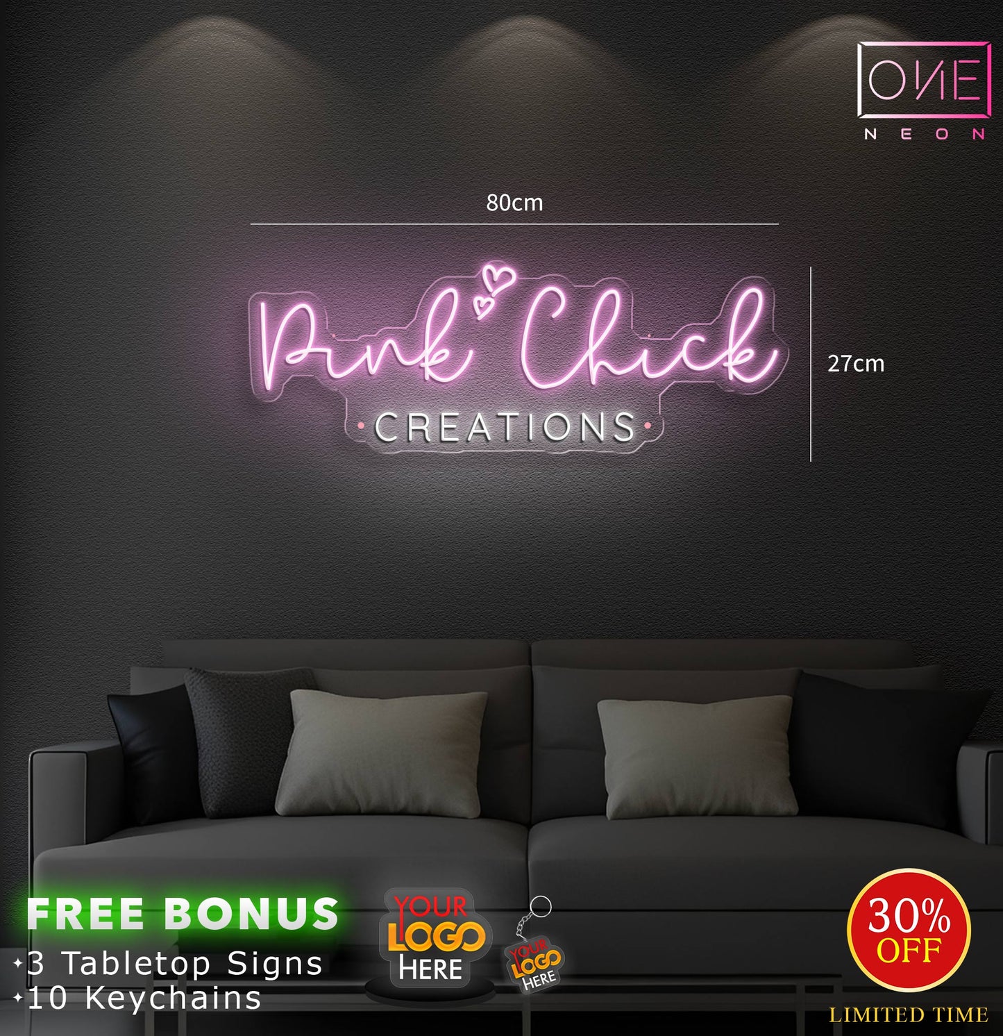 PINK CHICK | LED Neon Sign