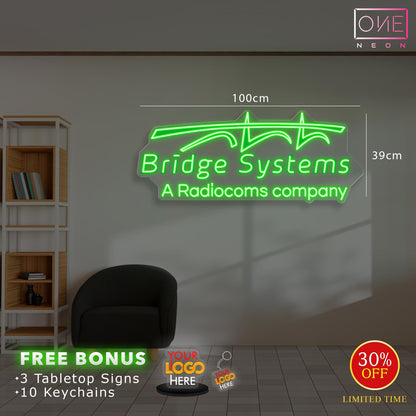 Bridge Systems a Radiocoms company   | LED Neon Sign ( delivery express )