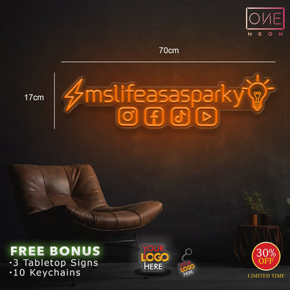 mslifeasasparky| LED Neon Sign