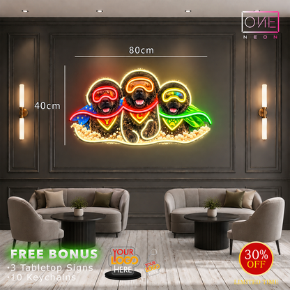 SUPERPOWER DOGS | Waterproof LED Neon Sign