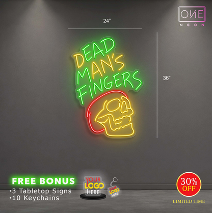 DEAD MAN'S FINGERS  | LED Neon Sign