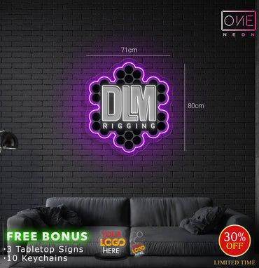 RIGGING and DLM | LED Neon Sign (2 Signs)