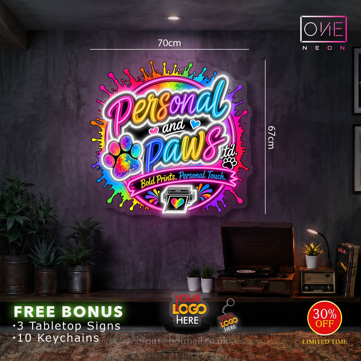 Personal Paws| LED Neon Sign