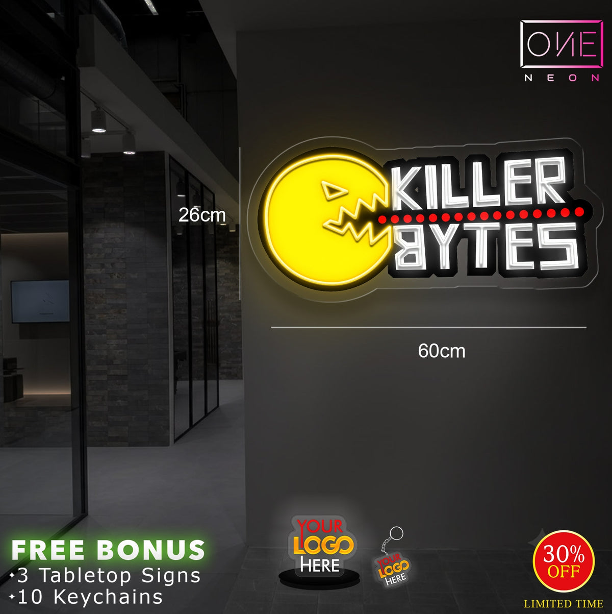 KILLER BYTES| LED Neon Sign