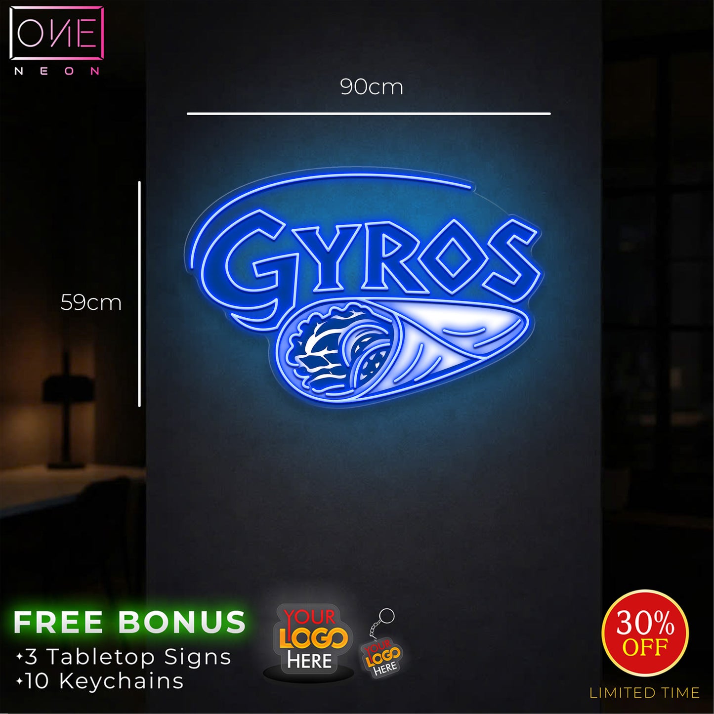 Gyros | LED Neon Sign