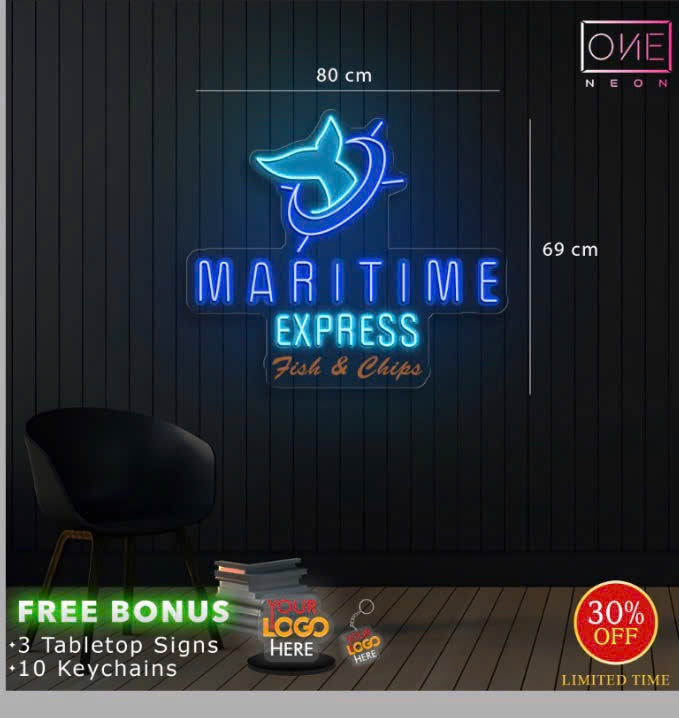 MARITIME EXPRESS | LED NEON SIGN ( waterproof )