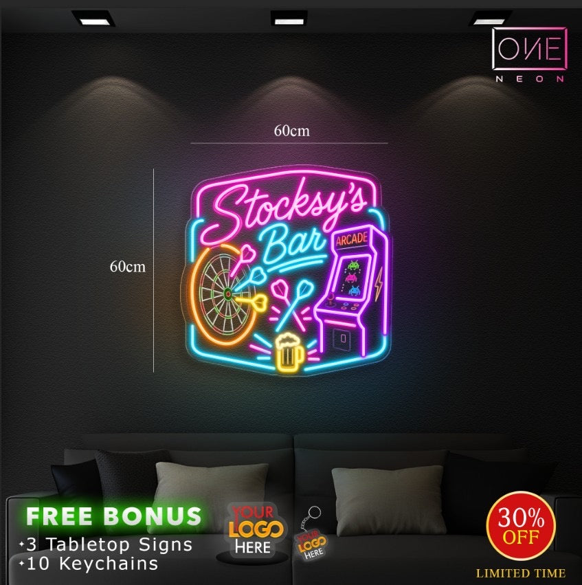 Stocksy’s bar | LED Neon Sign