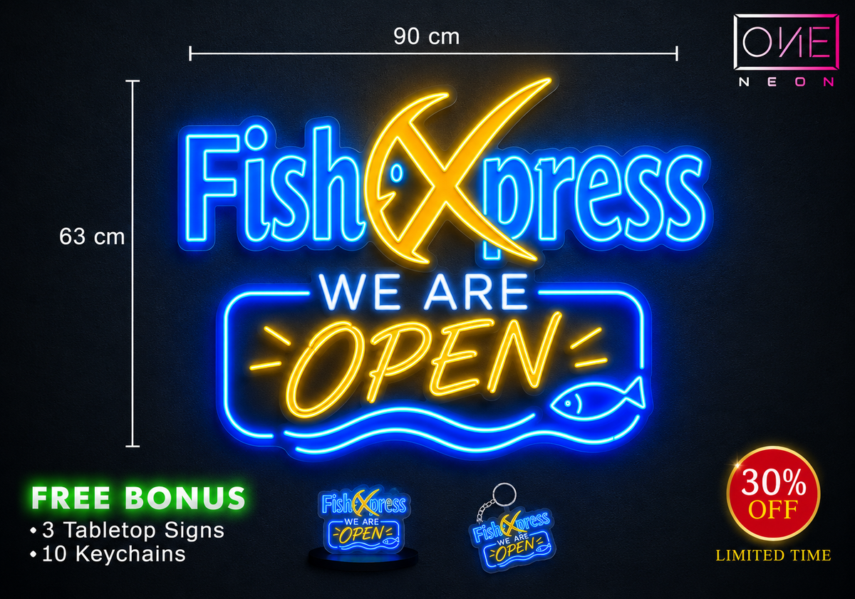 Fish express | LED Neon Sign