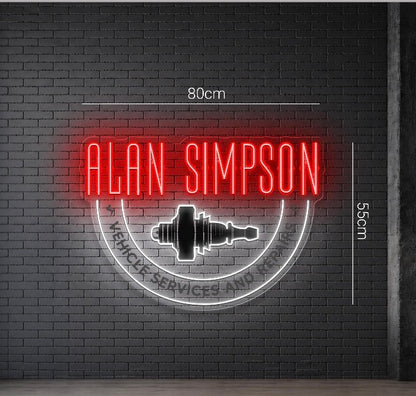 ALAN SIMPSON & EVS| LED Neon Sign ( 2 signs )