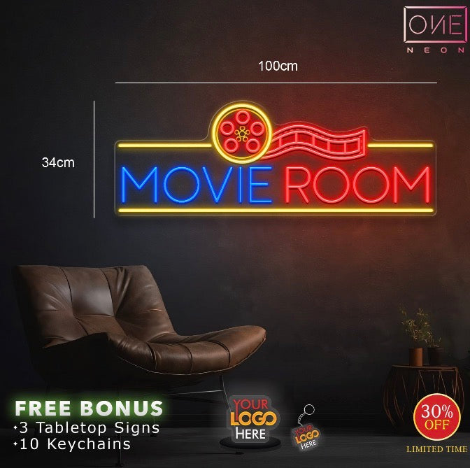 MOVIE ROOM | LED Neon Sign