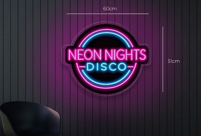 Neon Nights Disco  | LED Neon Sign