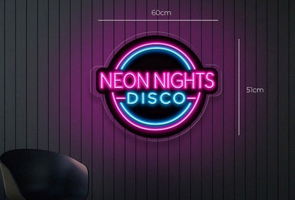 Neon Nights Disco  | LED Neon Sign