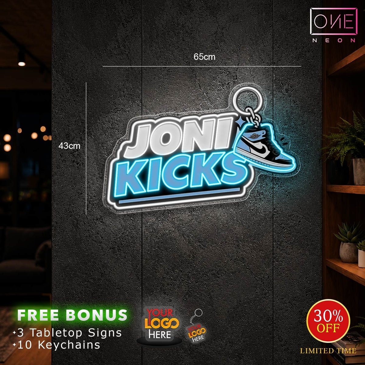 JONI KICKS  | LED Neon Sign
